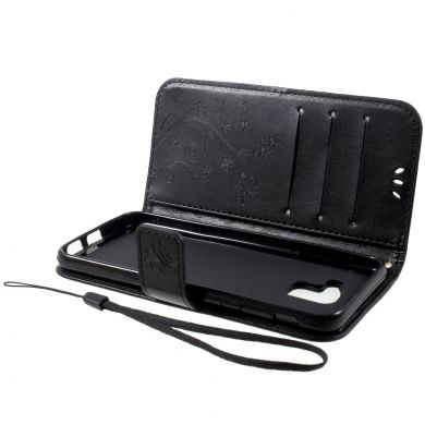 Чехол-книжка UniCase Flower Pattern для Samsung Galaxy J6 2018 (J600) - Black