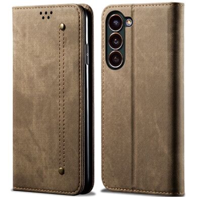 Чехол-книжка UniCase Jeans Wallet для Samsung Galaxy S24 - Khaki