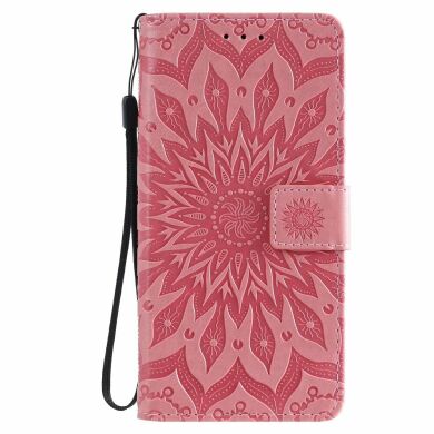 Чехол-книжка UniCase SunFlower Pattern для Samsung Galaxy A10s (A107) - Pink