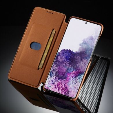 Чохол LC.IMEEKE Retro Style для Samsung Galaxy S20 Plus (G985) - Brown