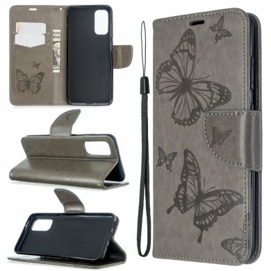 Чехол UniCase Butterfly Pattern для Samsung Galaxy S20 (G980) - Grey