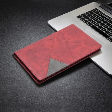 Чохол UniCase Geometric Style для Samsung Galaxy Tab A7 Lite (T220/T225) - Red