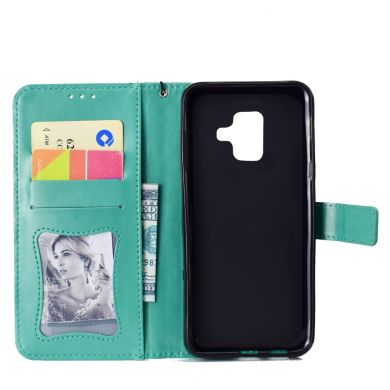 Чехол UniCase Leaf Wallet для Samsung Galaxy A6 2018 (A600) - Cyan
