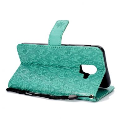 Чехол UniCase Leaf Wallet для Samsung Galaxy A6 2018 (A600) - Cyan