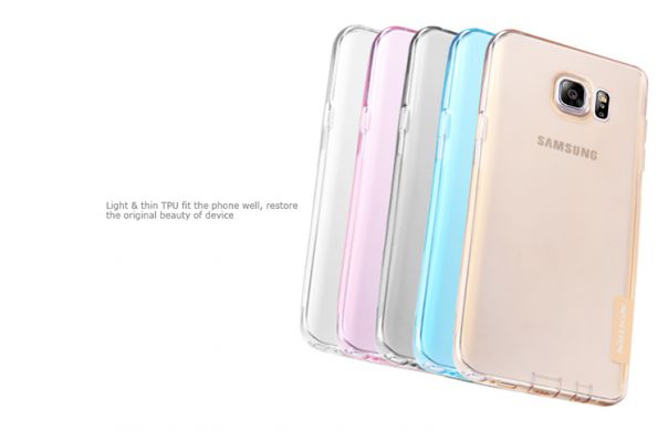 Силиконовая накладка NILLKIN Nature TPU для Samsung Galaxy Note 5 (N920) - Blue