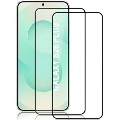 Комплект захисних стекол AMORUS Full Glue для Samsung Galaxy S26 Plus - Black