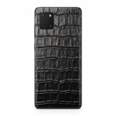 Кожаная наклейка Glueskin для Samsung Galaxy Note 10 Lite (N770) - Black Croco