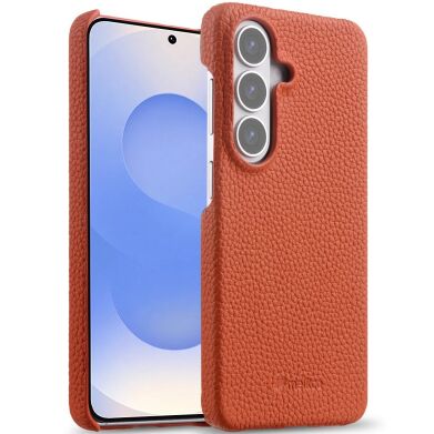 Шкіряний чохол MELKCO Leather Case для Samsung Galaxy S26 (S942) - Orange