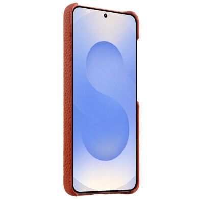 Шкіряний чохол MELKCO Leather Case для Samsung Galaxy S26 (S942) - Orange