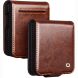 Кожаный чехол QIALINO Classic Case (FF) для Samsung Galaxy Flip 8 - Brown. Фото 1 из 12