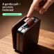 Кожаный чехол QIALINO Classic Case (FF) для Samsung Galaxy Flip 8 - Brown. Фото 11 из 12