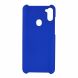 Пластиковый чехол Deexe Hard Shell для Samsung Galaxy A11 (A115) - Dark Blue. Фото 3 из 5