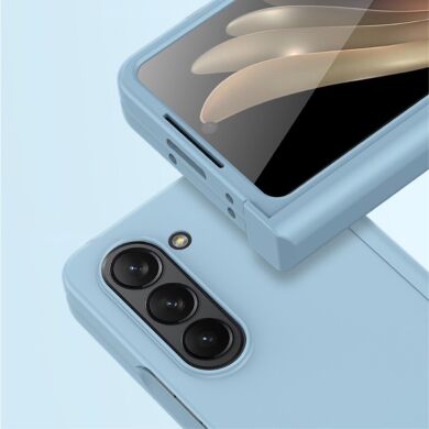 Пластиковый чехол Deexe Hinge Case для Samsung Galaxy Fold 6 - Dark Green