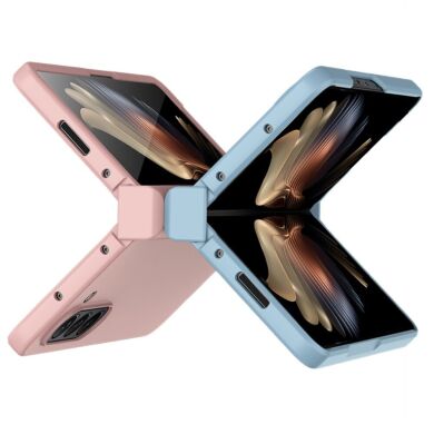 Пластиковый чехол Deexe Hinge Case для Samsung Galaxy Fold 6 - Pink