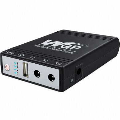 Портативный источник питания для роутера ArmorStandart 103 DC mini UPS (10400mAh) - Black