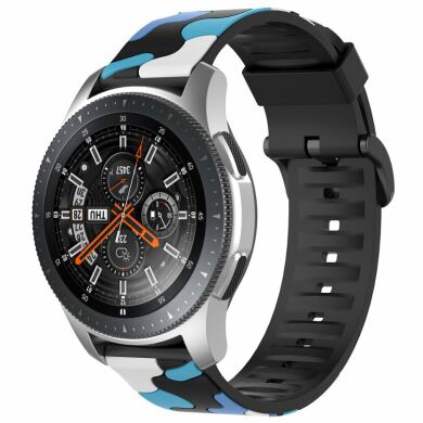 Ремешок Deexe Army Style для Samsung Galaxy Watch 3 (45mm) - Blue
