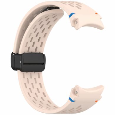 Ремешок Deexe Astra Strap для Samsung Galaxy Watch 4 / 4 Classic / 5 / 5 Pro / 6 / 6 Classic / 7 / FE - Pink