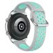 Ремешок Deexe Dual Color для Samsung Galaxy Watch 3 (41mm) - Grey / Cyan. Фото 3 из 5