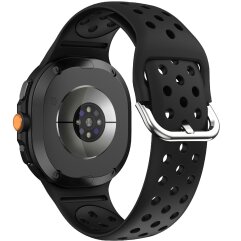 Ремешок Deexe Dual Color для Samsung Galaxy Watch 8 (40/44mm) / 8 Classic - Black