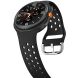 Ремешок Deexe Dual Color для Samsung Galaxy Watch 8 (40/44mm) / 8 Classic - Black. Фото 4 из 6