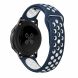 Ремешок Deexe Dual Color для Samsung Galaxy Watch Active - Blue / White. Фото 1 из 3