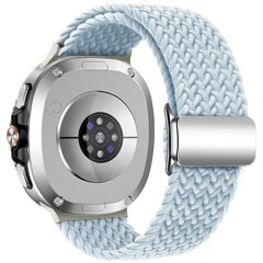 Ремешок Deexe Nylon Bracelet для Samsung Galaxy Watch 8 (40/44mm) / 8 Classic - Blue