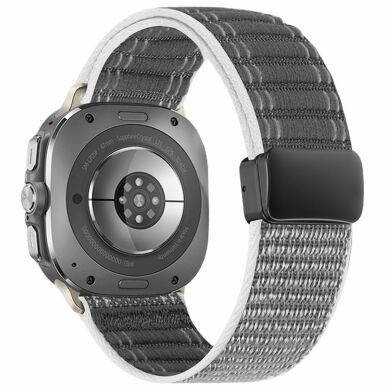 Ремінець Deexe Nylon Strap для Samsung Galaxy Watch Ultra (47mm) / Ultra (2025) - Grey