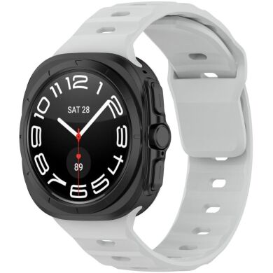 Ремешок Deexe Sport Series для Samsung Galaxy Watch Ultra (47mm) - Light Grey