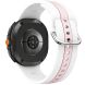 Ремешок Deexe Sport Strap для Samsung Galaxy Watch 8 (40/44mm) / 8 Classic - White / Pink. Фото 1 из 6