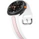 Ремешок Deexe Sport Strap для Samsung Galaxy Watch 8 (40/44mm) / 8 Classic - White / Pink. Фото 4 из 6