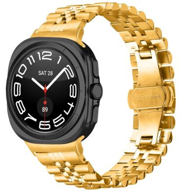 Ремінець Deexe Stainless Steel QuickFit для Samsung Galaxy Watch Ultra (2025) - Gold