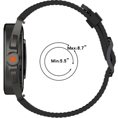Ремешок Deexe Stellar Strap для часов с шириной крепления 22мм - Orange