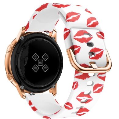 Ремінець Deexe Style Strap для часов с шириной крепления 20мм - Red Lips