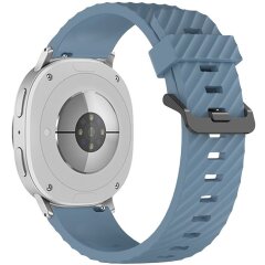 Ремешок KALEBOL Tire Pattern для Samsung Galaxy Watch 8 (40/44mm) / 8 Classic - Cyan