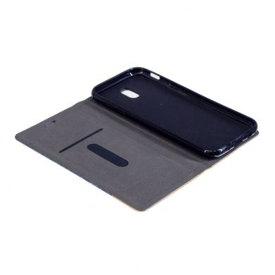 Чохол-книжка UniCase Cross Texture для Samsung Galaxy J3 2017 (J330), Блакитний