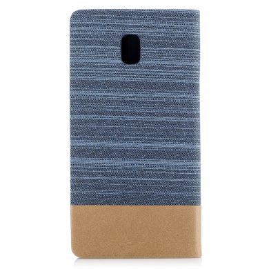 Чохол-книжка UniCase Cross Texture для Samsung Galaxy J3 2017 (J330), Блакитний