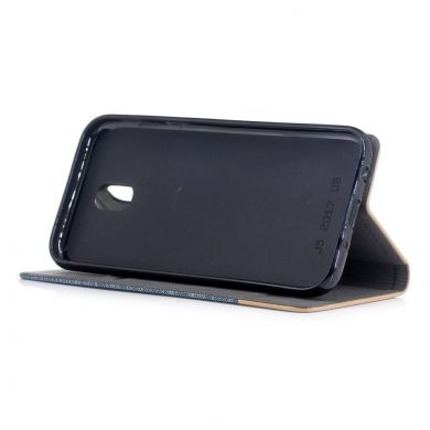 Чохол-книжка UniCase Cross Texture для Samsung Galaxy J3 2017 (J330), Блакитний