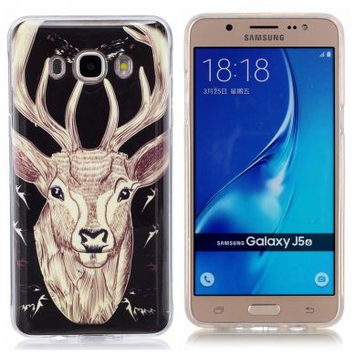 Силиконовый (TPU) чехол Deexe LumiCase Samsung Galaxy J5 2016 (J510) - Elk