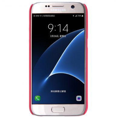 Накладка NILLKIN Frosted Shield для Samsung Galaxy S7 (G930), Червоний