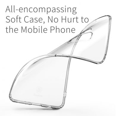 Силиконовый чехол BASEUS Simple Series для Samsung Galaxy S9+ (G965) - Gray