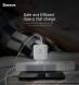 Сетевое зарядное устройство BASEUS Bojure Series (2USB, 1xQuickCharge QC3.0 23W) - White. Фото 5 из 18