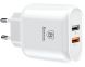 Сетевое зарядное устройство BASEUS Bojure Series (2USB, 1xQuickCharge QC3.0 23W) - White. Фото 2 из 18