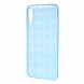 Силиконовый чехол Deexe 3D Diamond Texture для Samsung Galaxy A70 (A705) - Blue