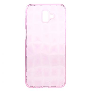 Силіконовий чохол Deexe 3D Diamond Texture для Samsung Galaxy J6+ (J610), Rose