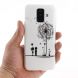 Силиконовый (TPU) чехол Deexe Life Style для Samsung Galaxy A6+ 2018 (A605) - Lovers and Dandelion. Фото 6 из 7