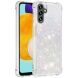 Силиконовый (TPU) чехол Deexe Liquid Glitter для Samsung Galaxy A13 5G (A136) / A04s (A047) - Shiny Hearts. Фото 2 из 7