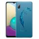 Силіконовий (TPU) чохол Deexe Pretty Glossy для Samsung Galaxy A02 (A022) / M02 - Feather