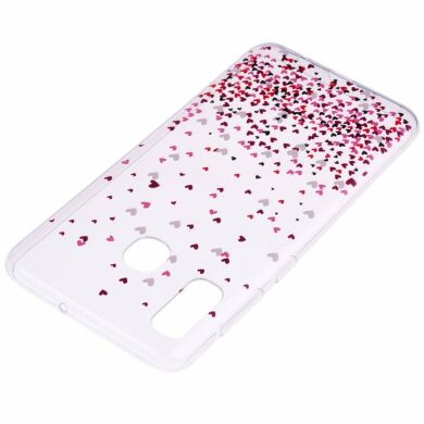 Силиконовый (TPU) чехол Deexe Pretty Glossy для Samsung Galaxy A30 (A305) - Pretty Hearts