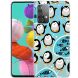 Силиконовый (TPU) чехол Deexe Pretty Glossy для Samsung Galaxy A73 (A736) - Penguins. Фото 1 из 4