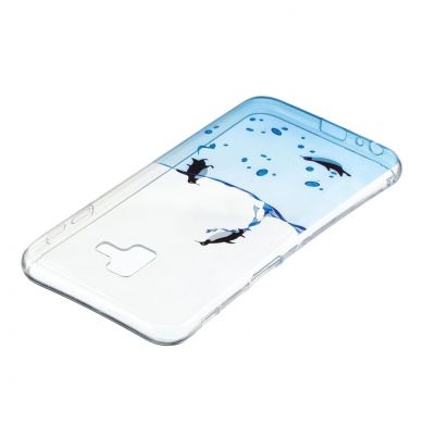 Силіконовий (TPU) чохол Deexe Pretty Glossy для Samsung Galaxy J6+ (J610) - Lovely Penguin